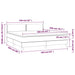 Pat box spring cu saltea, gri închis, 160x200 cm, catifea - WALTI WALTI
