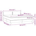 Pat box spring cu saltea, roz, 160x200 cm, catifea - WALTI WALTI