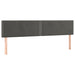 Pat box spring cu saltea, gri închis, 180x200 cm, catifea - WALTI WALTI