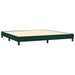 Pat box spring cu saltea, verde închis, 200x200 cm, catifea - WALTI WALTI