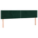 Pat box spring cu saltea, verde închis, 200x200 cm, catifea - WALTI WALTI