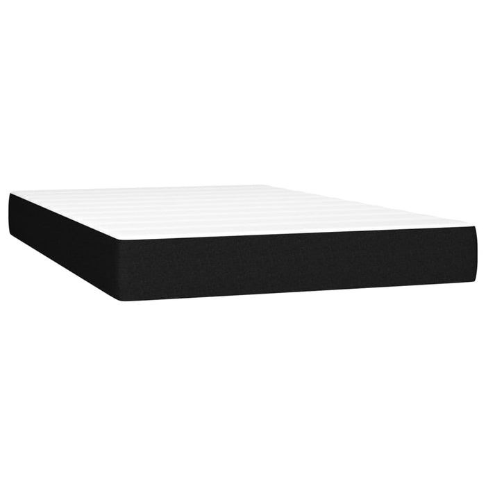Pat box spring cu saltea, negru, 120x200 cm, catifea - WALTI WALTI