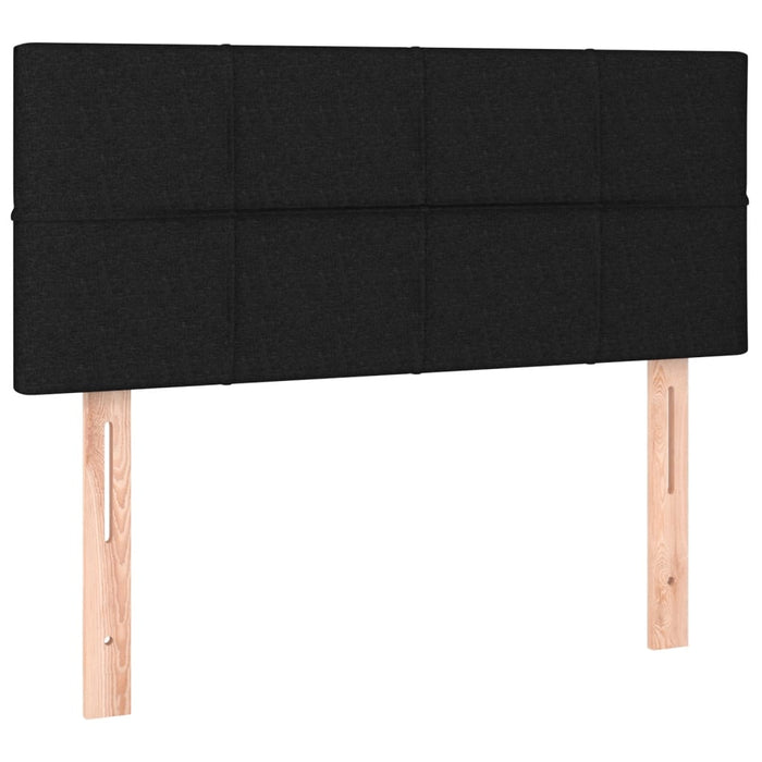 Pat box spring cu saltea, negru, 120x200 cm, catifea - WALTI WALTI
