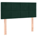 Pat box spring cu saltea, verde închis, 120x200 cm, catifea - WALTI WALTI
