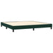 Pat box spring cu saltea, verde închis, 200x200 cm, catifea - WALTI WALTI