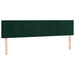 Pat box spring cu saltea, verde închis, 200x200 cm, catifea - WALTI WALTI