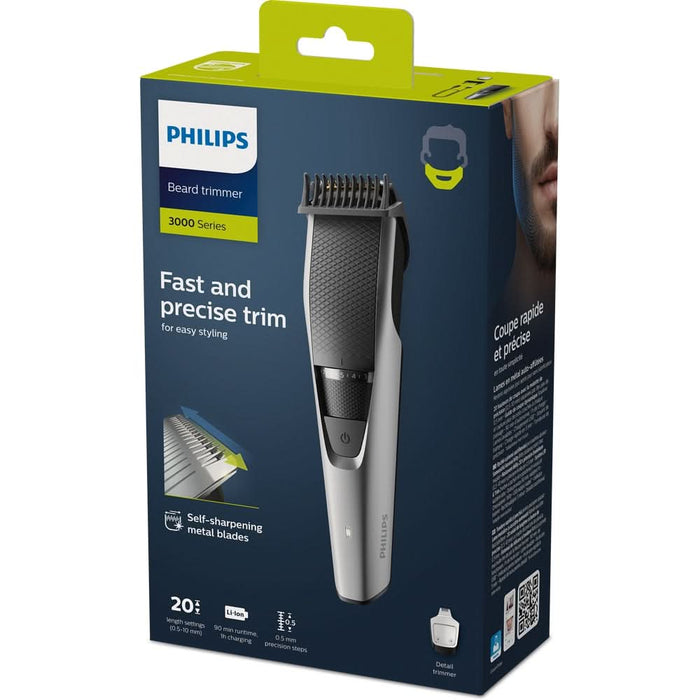 Aparat de tuns barba PHILIPS Seria 3000 BT3239/15, acumulator, autonomie 60 min, gri antracit WALTI