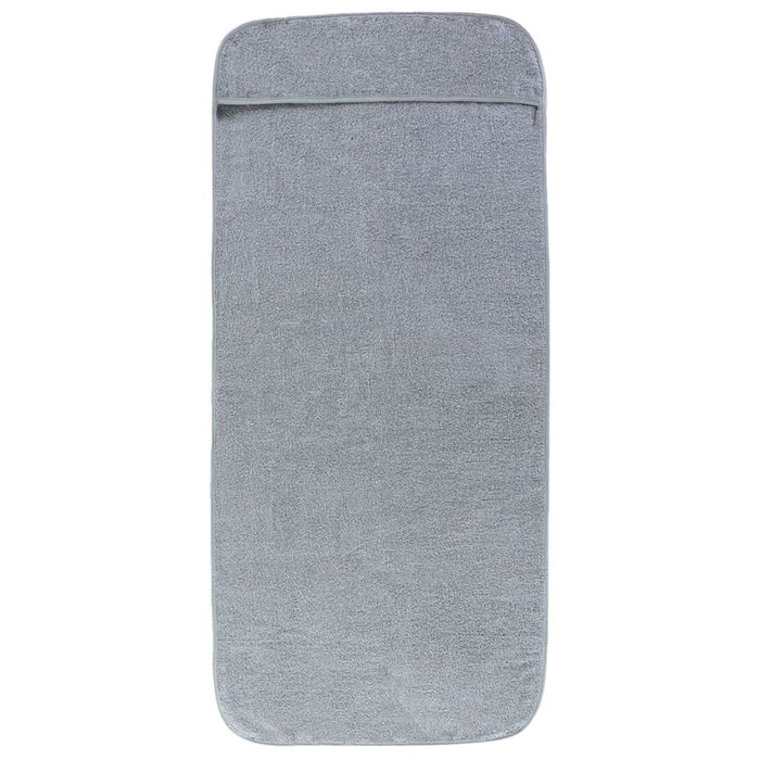 Prosoape de plajă, 4 buc., gri, 60x135 cm, textil 400 GSM - WALTI WALTI
