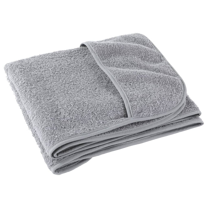 Prosoape de plajă, 4 buc., gri, 60x135 cm, textil 400 GSM - WALTI WALTI