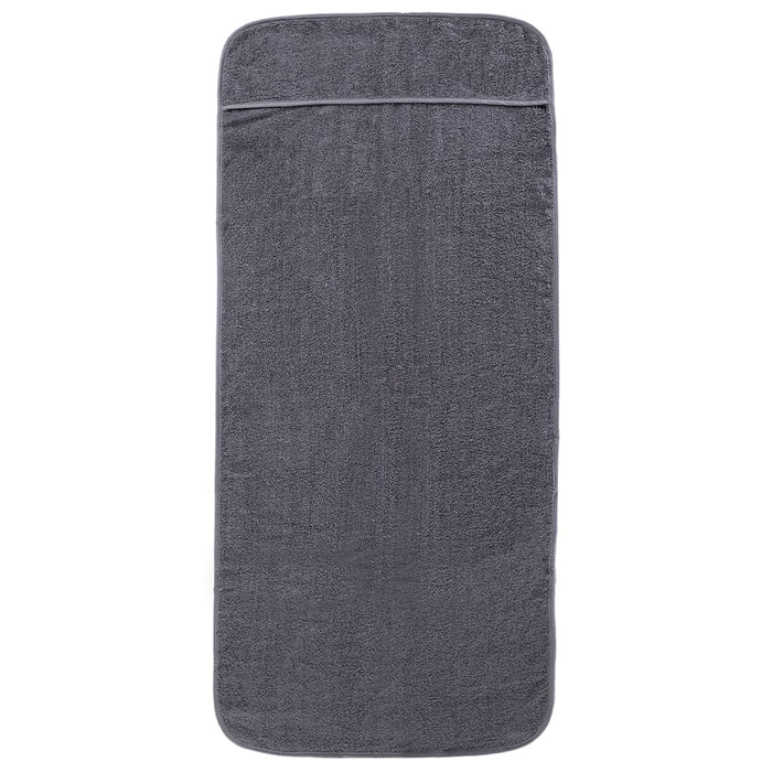 Prosoape de plajă, 4 buc., antracit, 60x135 cm, textil 400 GSM - WALTI WALTI