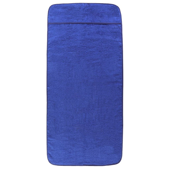 Prosoape de plajă, 6 buc., albastru, 60x135 cm, textil 400 GSM - WALTI WALTI