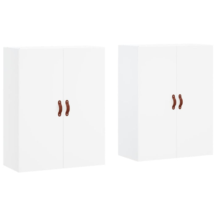 Dulapuri cu montaj pe perete, 2 buc, alb, 69,5x34x90 cm - WALTI WALTI