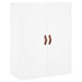 Dulapuri cu montaj pe perete, 2 buc, alb, 69,5x34x90 cm - WALTI WALTI