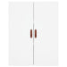 Dulapuri cu montaj pe perete, 2 buc, alb, 69,5x34x90 cm - WALTI WALTI