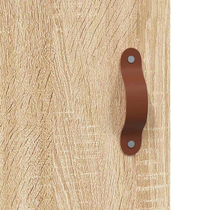 Dulapuri montate pe perete, 2 buc, stejar sonoma, 69,5x34x90 cm WALTI