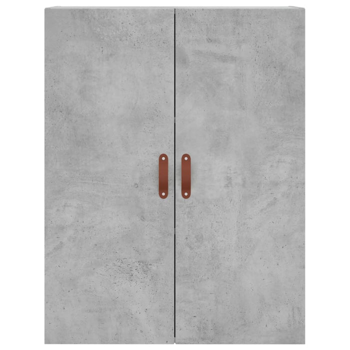 Dulap cu montaj pe perete, 2 buc, gri beton, 69,5x34x90 cm - WALTI WALTI