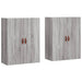 Dulapuri montate pe perete, 2 buc, gri sonoma, 69,5x34x90 cm - WALTI WALTI