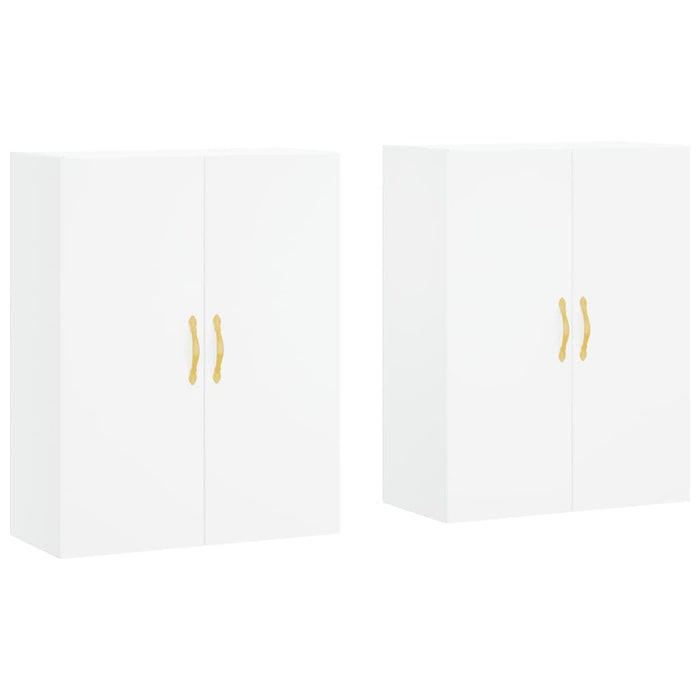 Dulapuri cu montaj pe perete, 2 buc, alb, 69,5x34x90 cm - WALTI WALTI