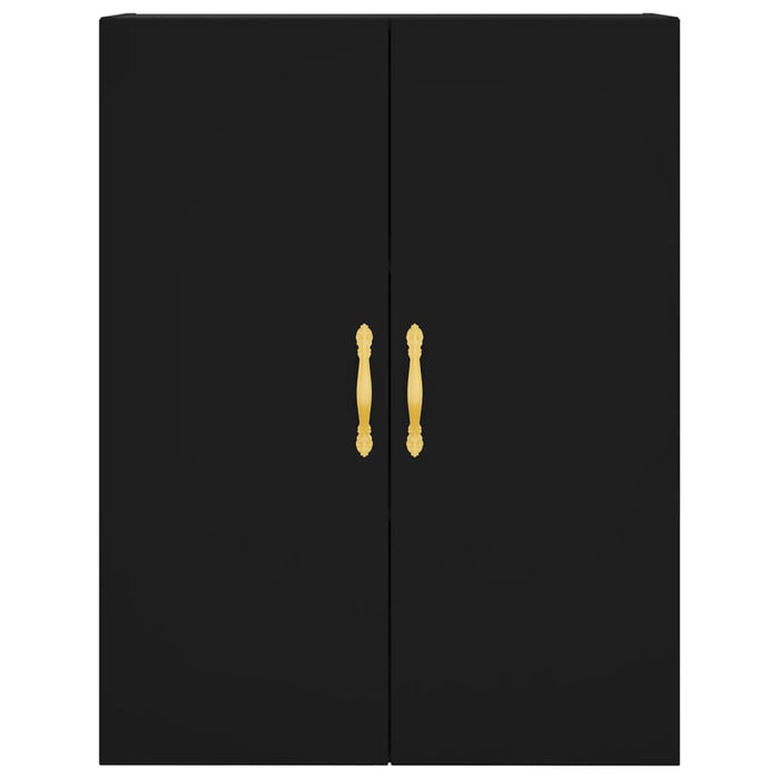 Dulapuri cu montaj pe perete, 2 buc, negru, 69,5x34x90 cm WALTI