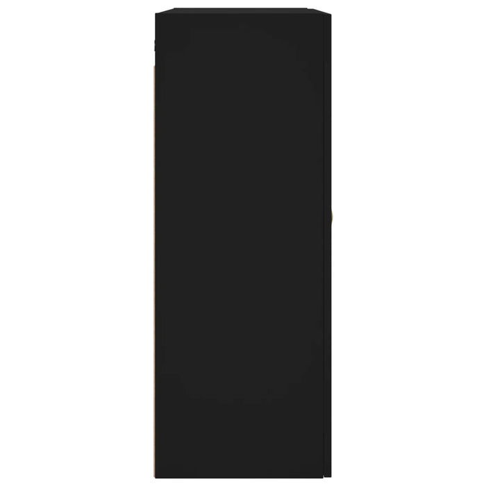 Dulapuri cu montaj pe perete, 2 buc, negru, 69,5x34x90 cm WALTI