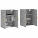 Dulap cu montaj pe perete, 2 buc, gri beton, 69,5x34x90 cm - WALTI WALTI