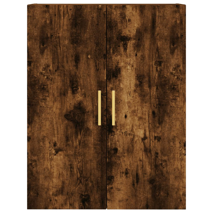 Dulapuri montate pe perete, 2 buc, stejar afumat, 69,5x34x90 cm - WALTI WALTI