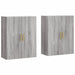 Dulapuri montate pe perete, 2 buc, gri sonoma, 69,5x34x90 cm - WALTI WALTI