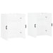 Dulapuri cu montaj pe perete, 2 buc, alb, 69,5x34x90 cm - WALTI WALTI