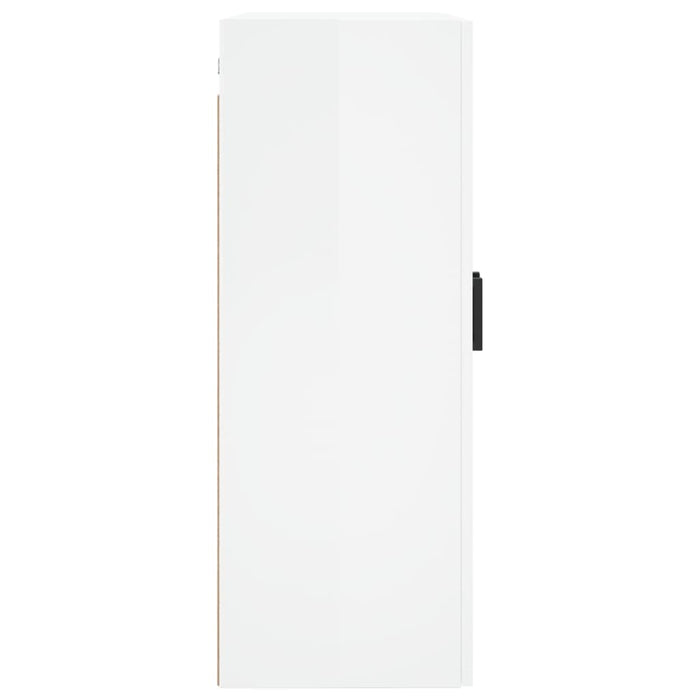 Dulapuri montaj pe perete, 2 buc, alb extralucios, 69,5x34x90cm WALTI