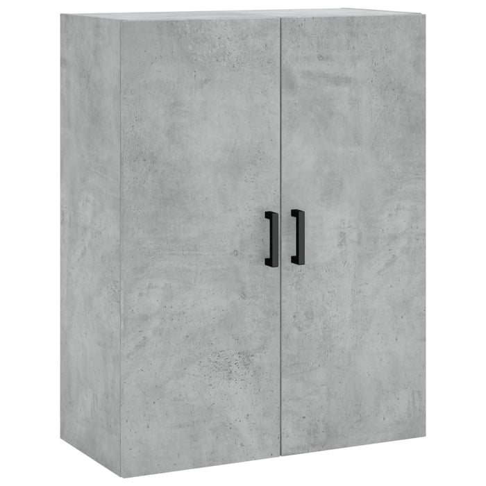 Dulap cu montaj pe perete, 2 buc, gri beton, 69,5x34x90 cm - WALTI WALTI