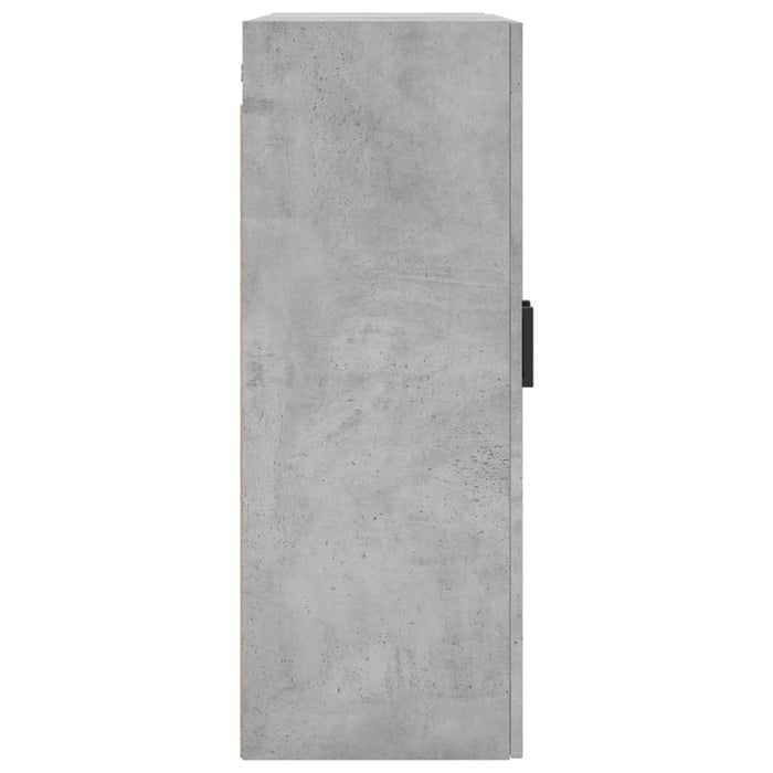 Dulap cu montaj pe perete, 2 buc, gri beton, 69,5x34x90 cm - WALTI WALTI
