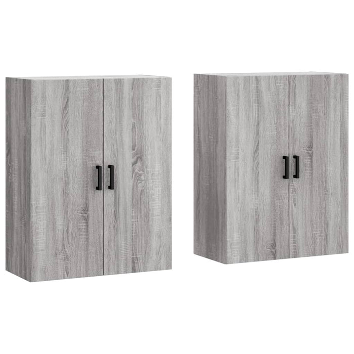 Dulapuri montate pe perete, 2 buc, gri sonoma, 69,5x34x90 cm - WALTI WALTI
