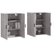 Dulapuri montate pe perete, 2 buc, gri sonoma, 69,5x34x90 cm - WALTI WALTI