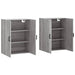 Dulapuri montate pe perete, 2 buc, gri sonoma, 69,5x34x90 cm - WALTI WALTI