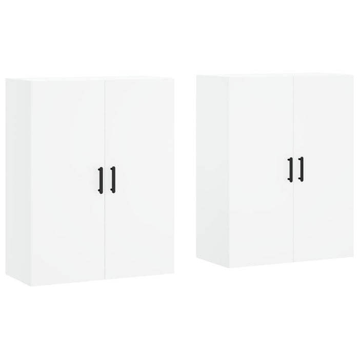 Dulapuri cu montaj pe perete, 2 buc, alb, 69,5x34x90 cm - WALTI WALTI