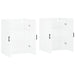 Dulapuri cu montaj pe perete, 2 buc, alb, 69,5x34x90 cm - WALTI WALTI