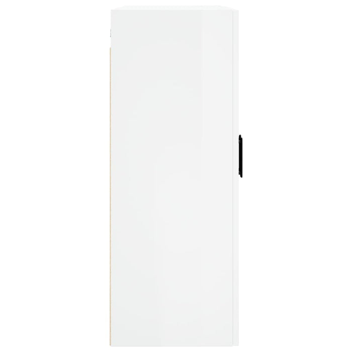 Dulapuri montaj pe perete, 2 buc, alb extralucios, 69,5x34x90cm WALTI