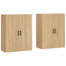 Dulapuri montate pe perete, 2 buc, stejar sonoma, 69,5x34x90 cm - WALTI WALTI