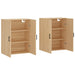 Dulapuri montate pe perete, 2 buc, stejar sonoma, 69,5x34x90 cm - WALTI WALTI