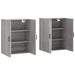 Dulapuri montate pe perete, 2 buc, gri sonoma, 69,5x34x90 cm - WALTI WALTI