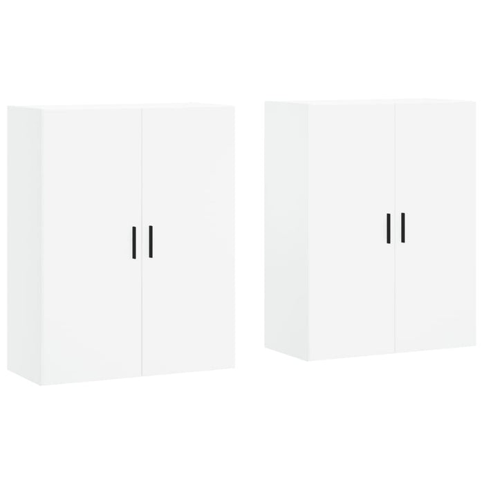 Dulapuri cu montaj pe perete, 2 buc, alb, 69,5x34x90 cm - WALTI WALTI