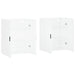 Dulapuri cu montaj pe perete, 2 buc, alb, 69,5x34x90 cm - WALTI WALTI