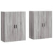 Dulapuri montate pe perete, 2 buc, gri sonoma, 69,5x34x90 cm - WALTI WALTI