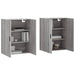 Dulapuri montate pe perete, 2 buc, gri sonoma, 69,5x34x90 cm - WALTI WALTI