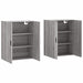 Dulapuri montate pe perete, 2 buc, gri sonoma, 69,5x34x90 cm - WALTI WALTI