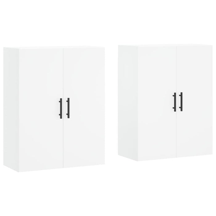 Dulapuri cu montaj pe perete, 2 buc, alb, 69,5x34x90 cm - WALTI WALTI