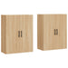 Dulapuri montate pe perete, 2 buc, stejar sonoma, 69,5x34x90 cm - WALTI WALTI