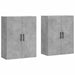 Dulap cu montaj pe perete, 2 buc, gri beton, 69,5x34x90 cm - WALTI WALTI