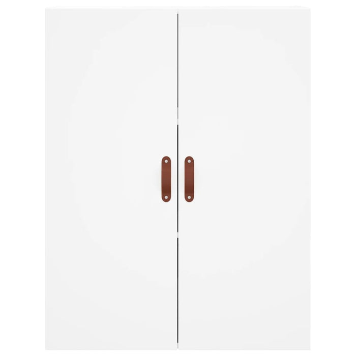 Dulap înalt, alb, 69,5x34x180 cm, lemn compozit WALTI