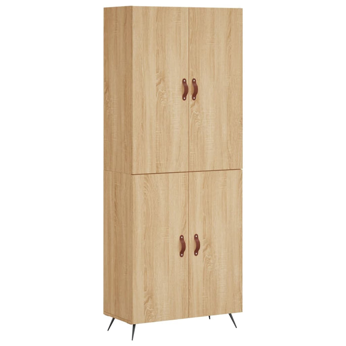 Dulap înalt, stejar sonoma, 69,5x34x180 cm, lemn compozit WALTI